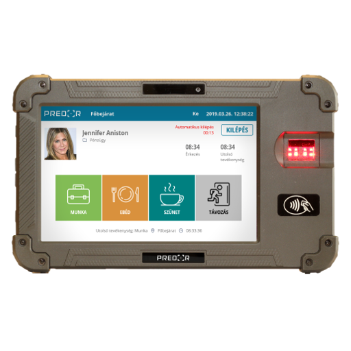 Predor hordozható biometrikus tablet